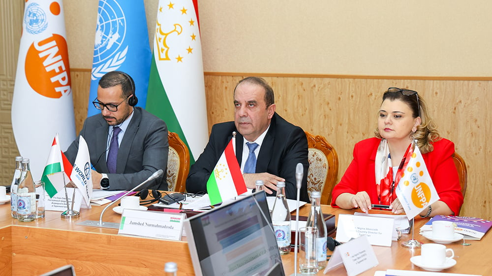 UNFPA convenes a meeting of Development Coordination Council's Statistics Working Group in Tajikistan