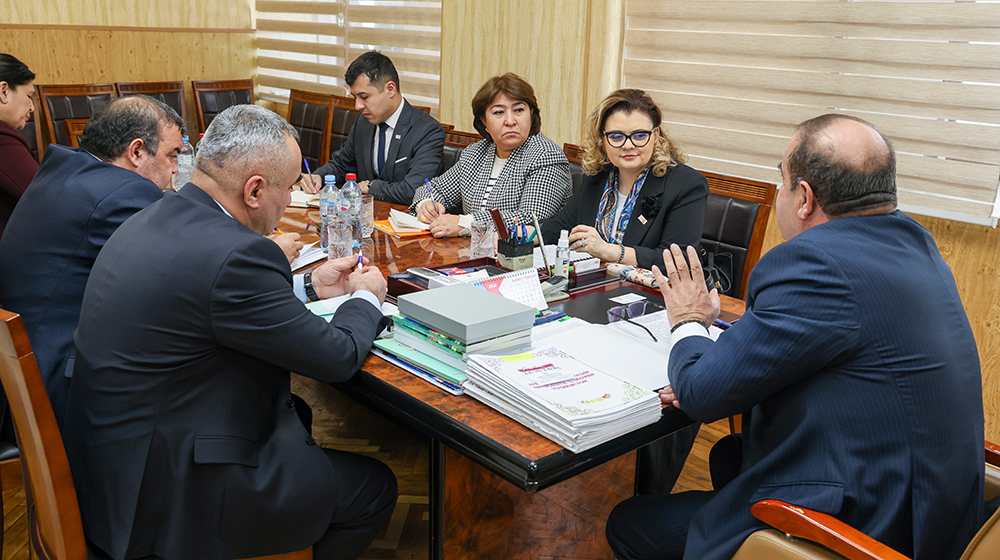 Встреча с директором Агентство по статистике при Президенте Республики Таджикистан