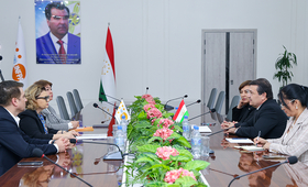 Meeting with Tajikistan’s Minister of Health and Social Protection of Population