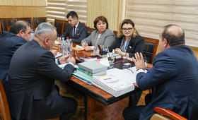 Встреча с директором Агентство по статистике при Президенте Республики Таджикистан