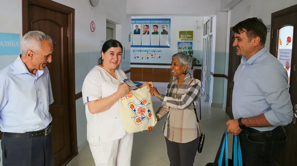 The UN Resident Coordinator in Tajikistan visited UNFPA-supported projects in Gorno-Badakhshan Autonomous Region of Tajikistan